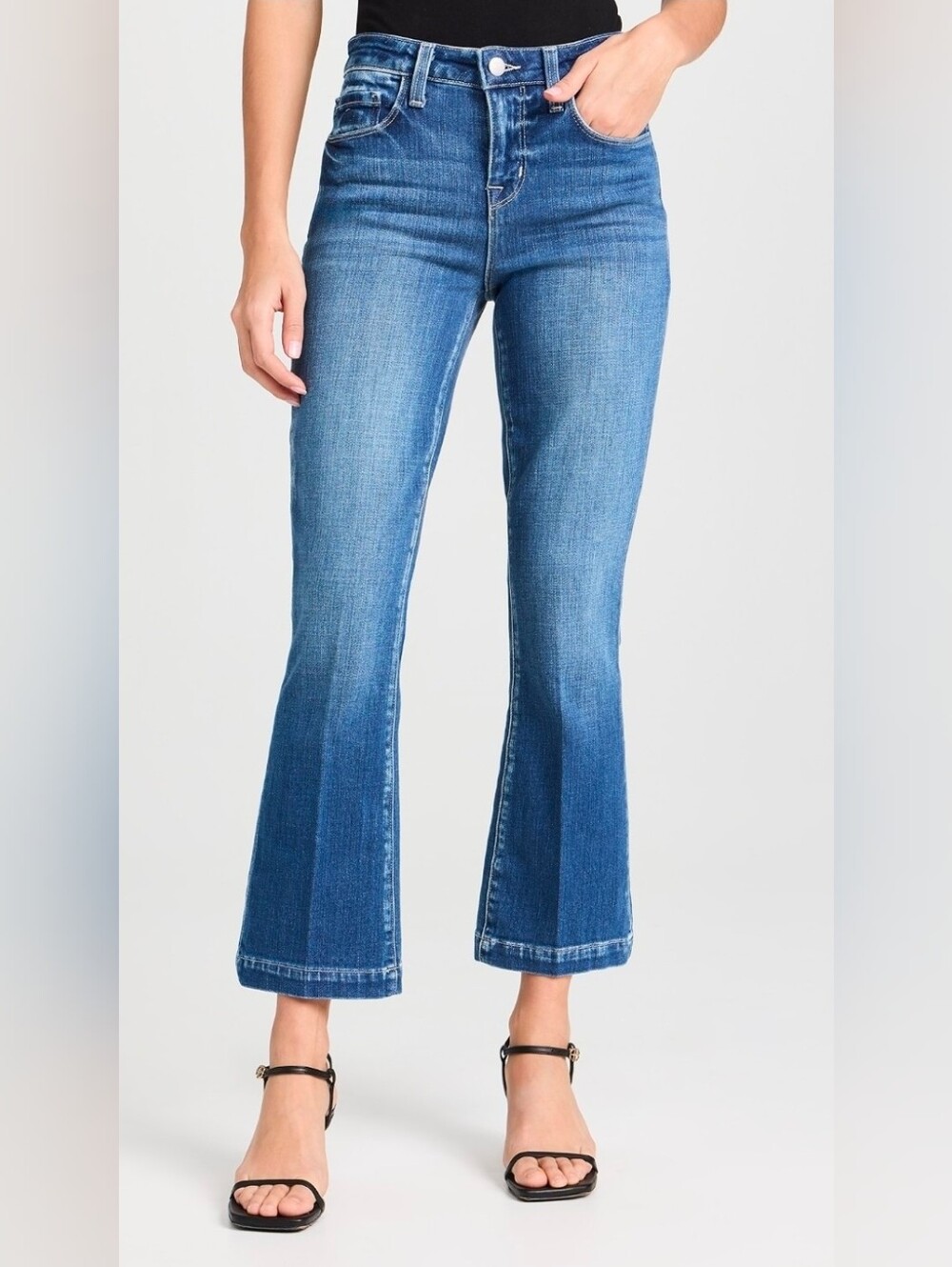 L'AGENCE Ali High Rise Slim Flare Jeans Size 28